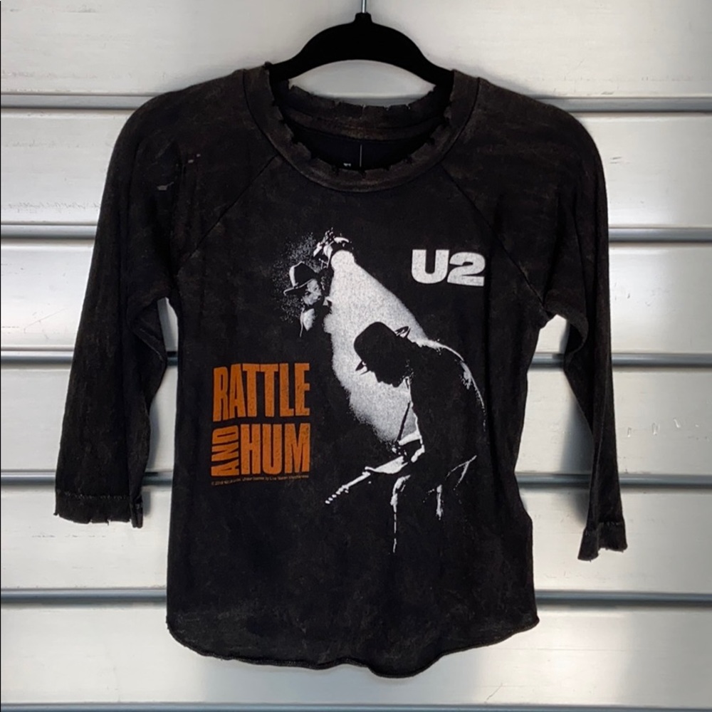Rowdy Sprout - U2 Rattle and Hum long sleeve tee